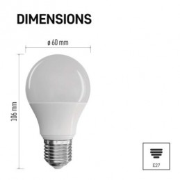 LED CLS A60 8,5W(60W) 806lm E27 NW