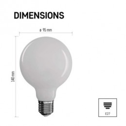 LED FLM G95 GLOBE 7,8W(75W) 1055lm E27 NW