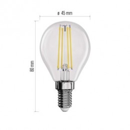 LED FLM MINI GL 6W(60W) 810lm E14 WW