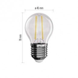 LED FLM MINI GL 1,8W(25W) 250lm E27 NW