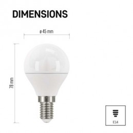 LED CLS MINI GL 5W(40W) 470lm E14 NW