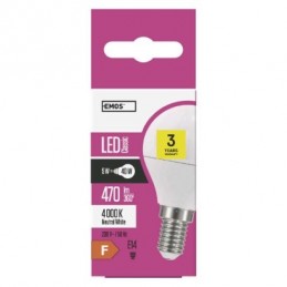 LED CLS MINI GL 5W(40W) 470lm E14 NW