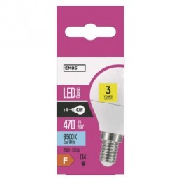 LED CLS MINI GL 5W(40W) 470lm E14 CW