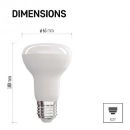 LED CLS R63 8,8W(60W) 806lm E27 NW