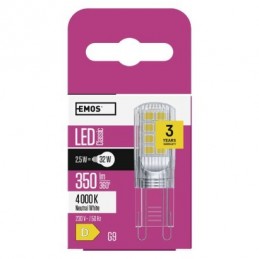 LED CLS JC 2,5W(32W) 350lm G9 NW