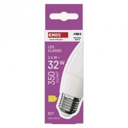 LED CLS CANDLE 2,5W(32W) 350lm E27 NW