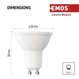 LED CLS MR16 7W(60W) 806 lm GU10 CW