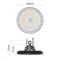 LED HIGHBAY ASTER 200 W 34000LM 60° NW