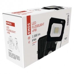 LED REFLEKTOR SIMPO 10W 1000LM IP44 NW PIR