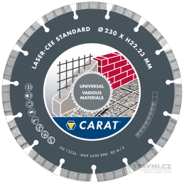 Diamantový segmentový kotouč CARAT laser - CEE universal 125