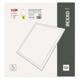 LED PANEL REXXO B.Č 60×60 36W 4000 LM NW IP20 UGR