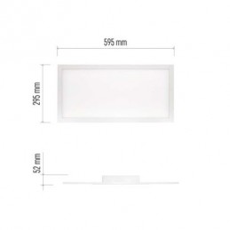 LED SVÍTIDLO RIVI PŘ. 30×60 25W 2100LM STM., CCT