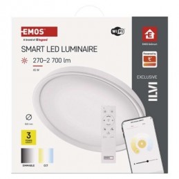 GOSMART LED SVÍTIDLO ILVI PŘISAZENÉ, KRUH 45W+DO