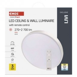 LED SVÍTIDLO LIVI PŘ.K 45W 2700LM STM. CCT+OVLADAČ