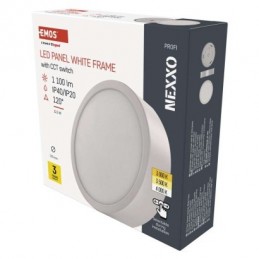 LED SVÍTIDLO NEXXO PŘ.KR 12,5W 1100LM IP40 CCT B