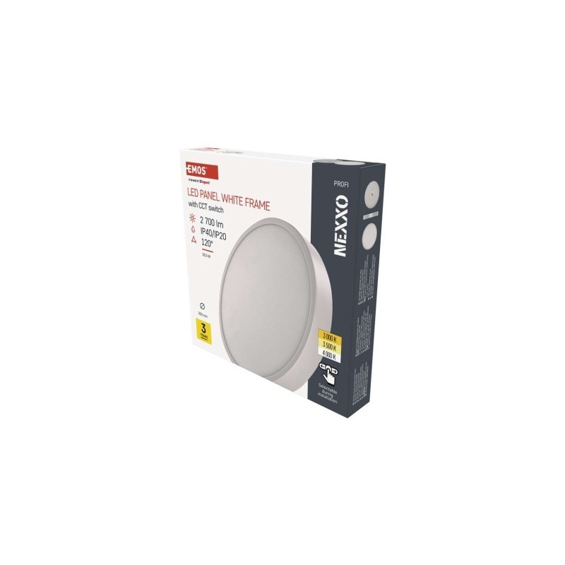 LED SVÍTIDLO NEXXO PŘ.KR 28,5W 2700LM IP40 CCT B