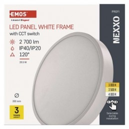 LED SVÍTIDLO NEXXO PŘ.KR 28,5W 2700LM IP40 CCT B