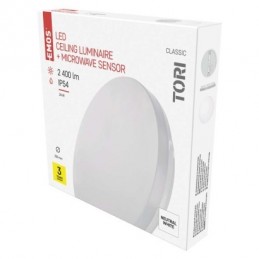 LED SVÍTIDLO TORI MW PŘ.KR 24W 2400LM IP44 NW B