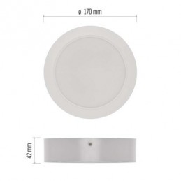 LED SVÍTIDLO RUBIC PŘ.KR 18W 1800LM IP20 NW B