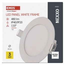 LED SVÍTIDLO NEXXO VES.KR 7W 480LM IP40 NW B