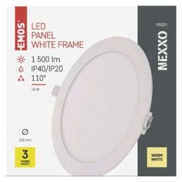 LED SVÍTIDLO NEXXO VES.KR 18W 1500LM IP40 WW B