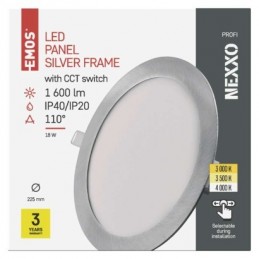 LED SVÍTIDLO NEXXO VES.KR 18W 1600LM IP40 CCT S