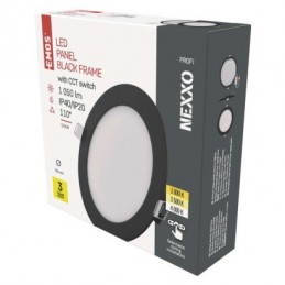 LED SVÍTIDLO NEXXO VES.KR 12,5W 1050LM IP40 CCT Č