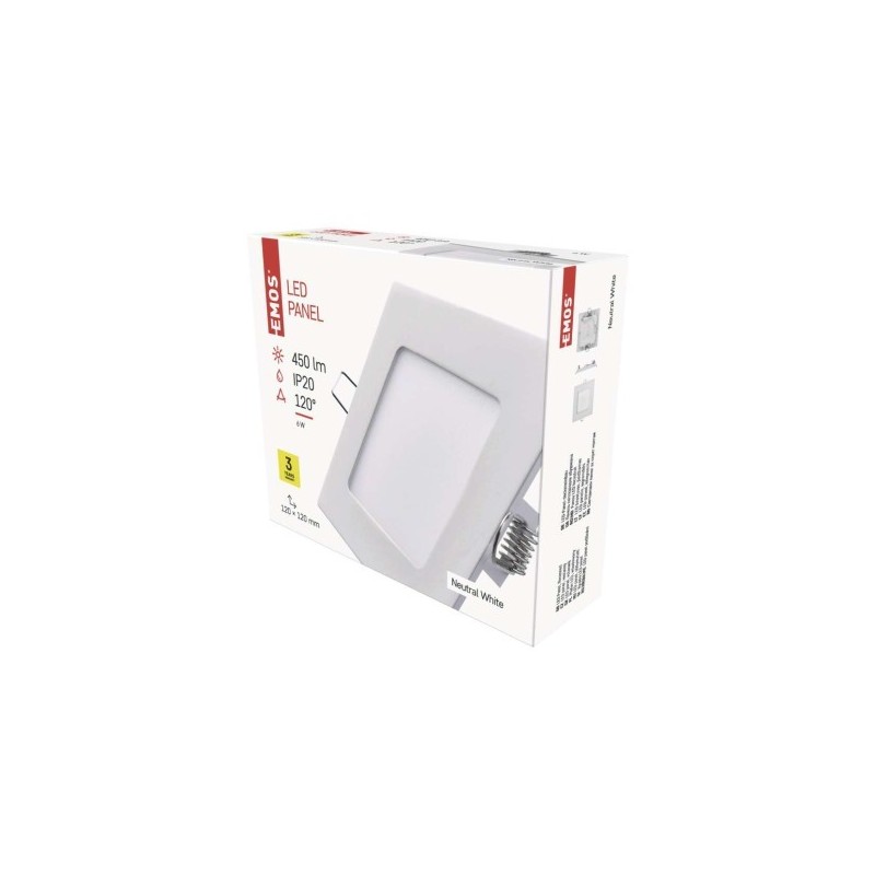 LED SVÍTIDLO PROFI VES.ČT 6W 450LM IP20 NW B