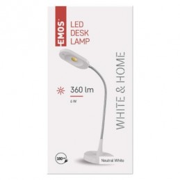 LED ST. LAMPA WHITE&HOME BÍLÁ