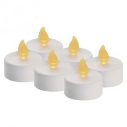 6LED SET WH TEA FLICKER VNT