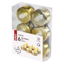 6LED SET GL TEA FLICKER VNT