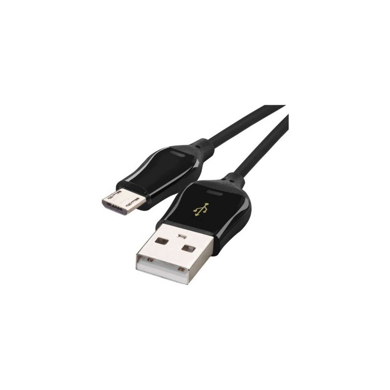 USB 2.0 A/M-MICRO B/M 1M ČERNÁ