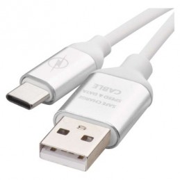 USB 2.0 A/M-C/M 1M BÍLÁ