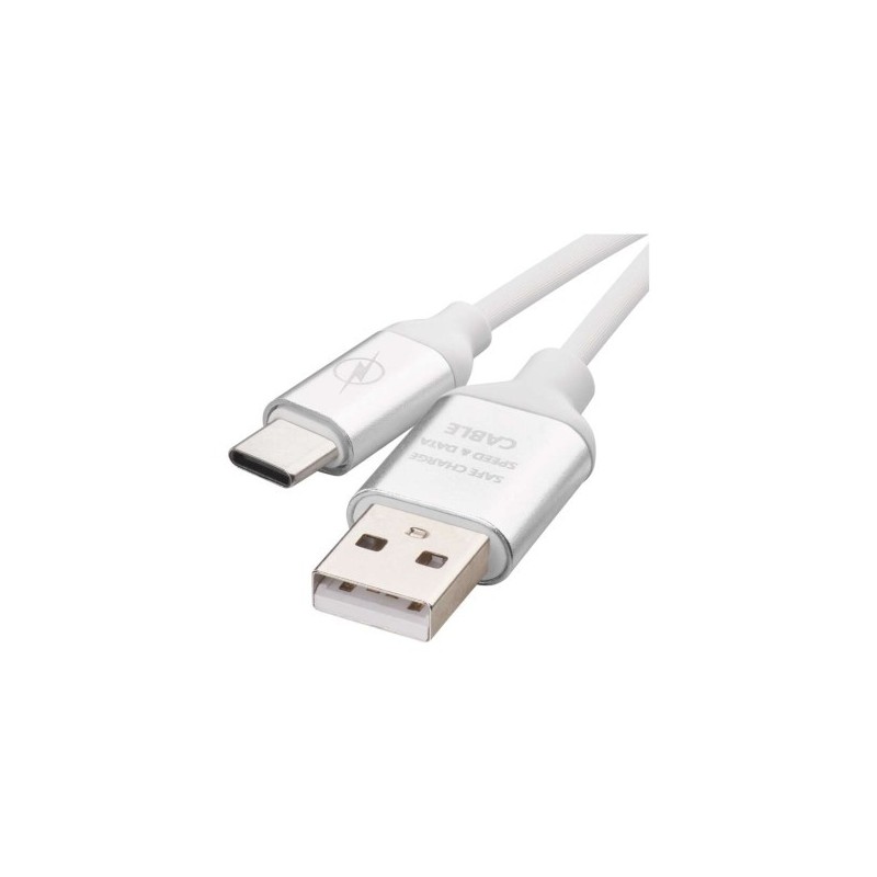 USB 2.0 A/M-C/M 1M BÍLÁ