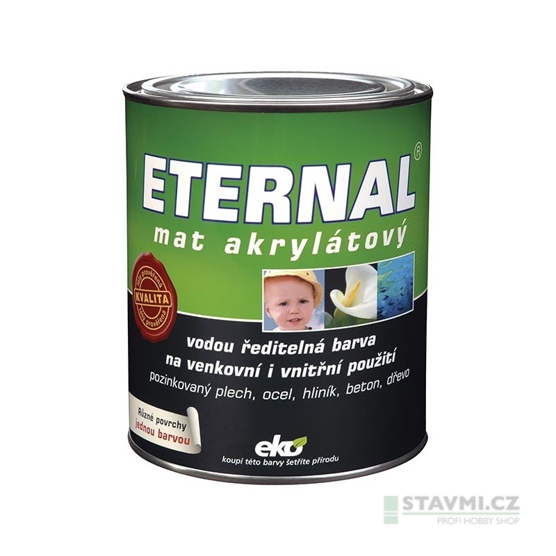 ETERNAL mat akryl.13 černá 0,70kg