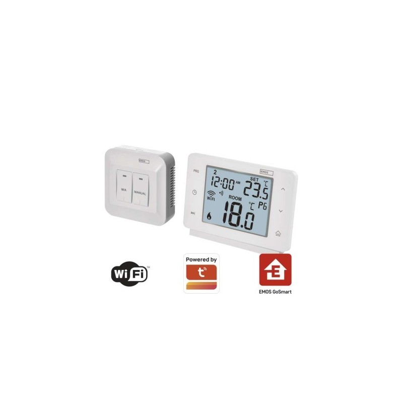 GOSMART TERMOSTAT WIFI BEZDRÁT.PROG. P56211