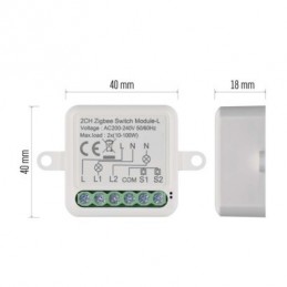 GOSMART MODUL SPÍNACÍ 2CH L IP-2104SZ ZIGBEE