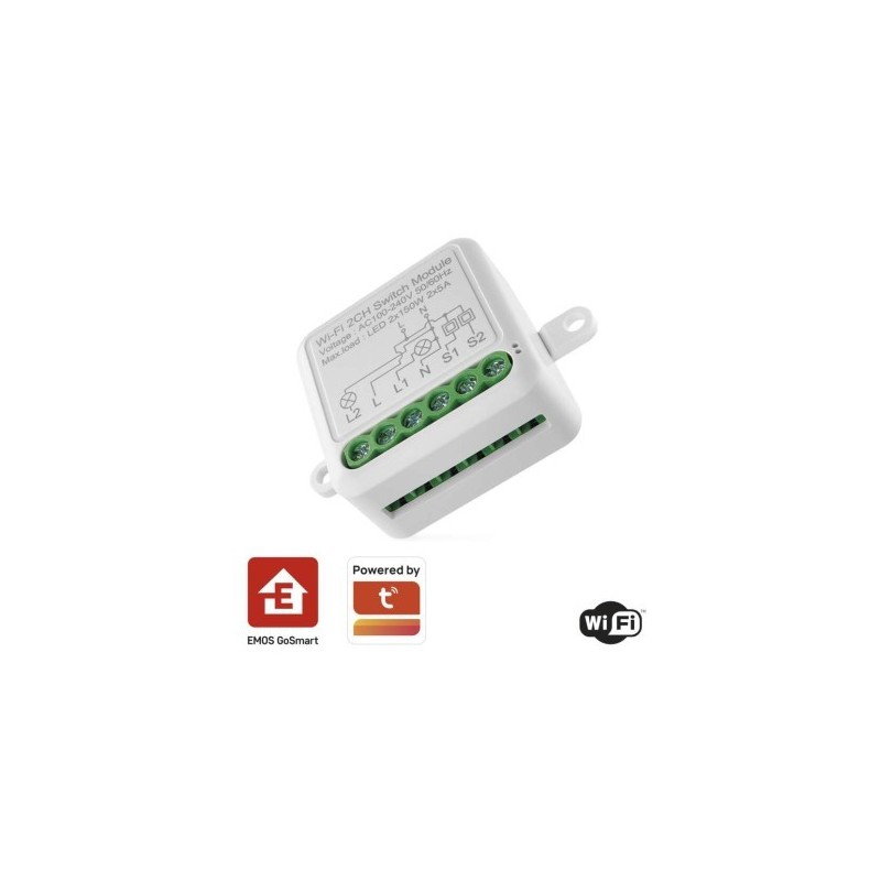 GOSMART MODUL SPÍNACÍ 2CH LN IP-2102SW WIFI