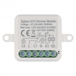 GOSMART MODUL STMÍVAČ 2CH LN IP-2112DZ ZIGBEE