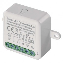 GOSMART MODUL STMÍVAČ 2CH LN IP-2112DZ ZIGBEE