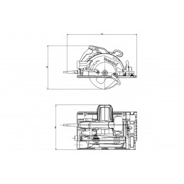 METABO Okružní pila KS 55 FS