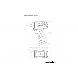 METABO Aku šroubovák PowerMaxx BS Basic 2x2,0 Ah