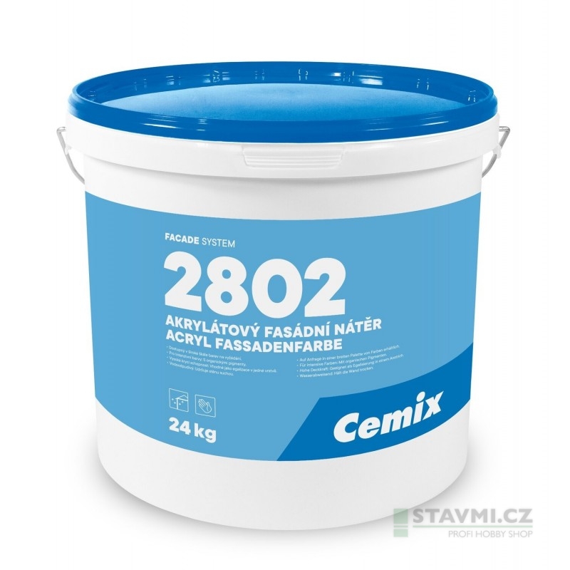 Cemix AKRYLÁTOVÝ FASÁDNÍ NÁTĚR 24 kg 2802