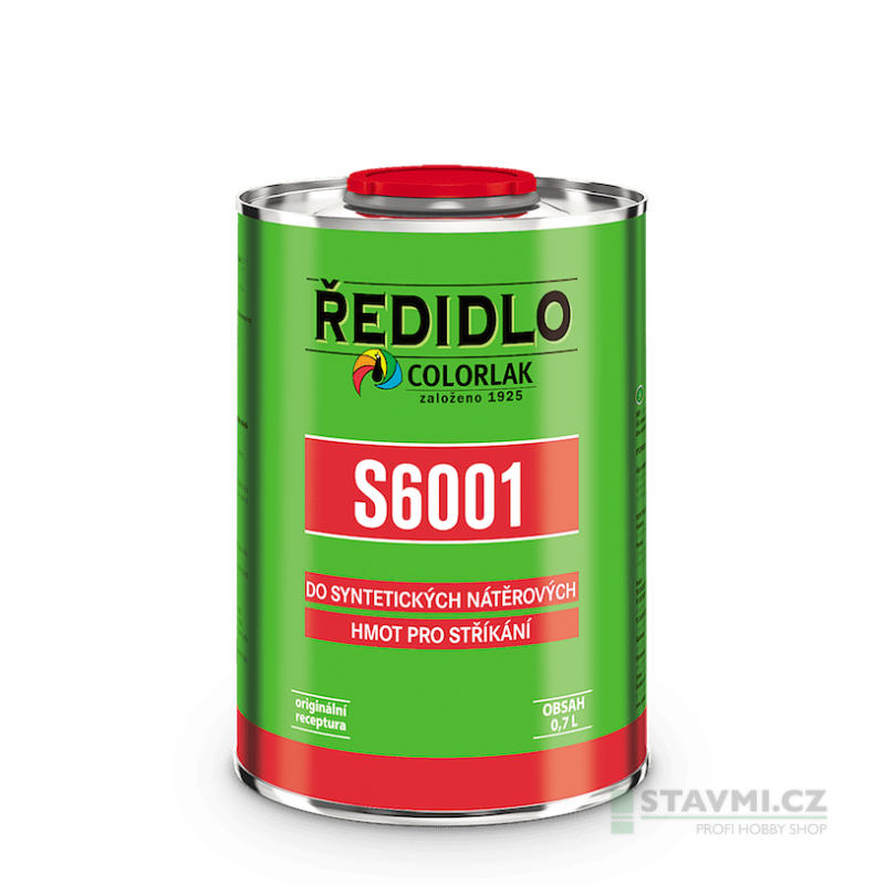 ředidlo s6001 0000 bezbarvý 4 L