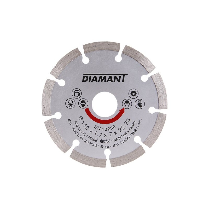 Kotouč diamantový DIAMANT 110x1.7x22.2mm segment