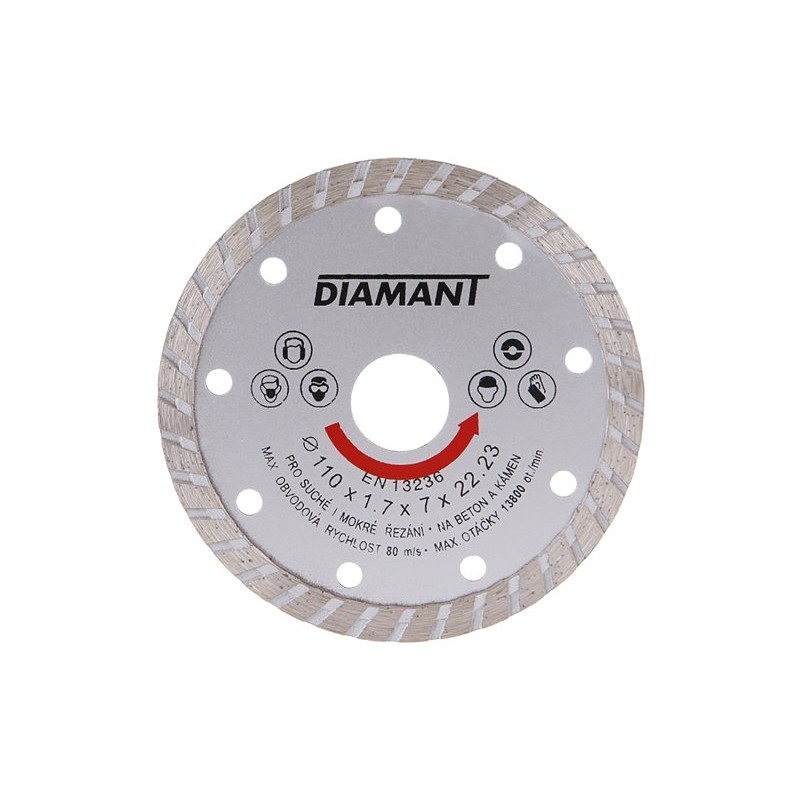 Kotouč diamantový DIAMANT 110x1.7x22.2mm TURBO