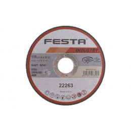 Kotouč řezný FESTA INDUSTRY na kov 115x1.6x22.2mm