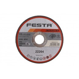 Kotouč řezný FESTA INDUSTRY na kov 115x2x22.2mm