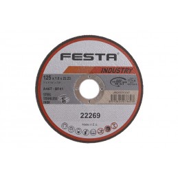 Kotouč řezný FESTA INDUSTRY na kov 125x1.6x22.2mm