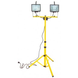 Světlo stavební halogen 2x400W teleskop